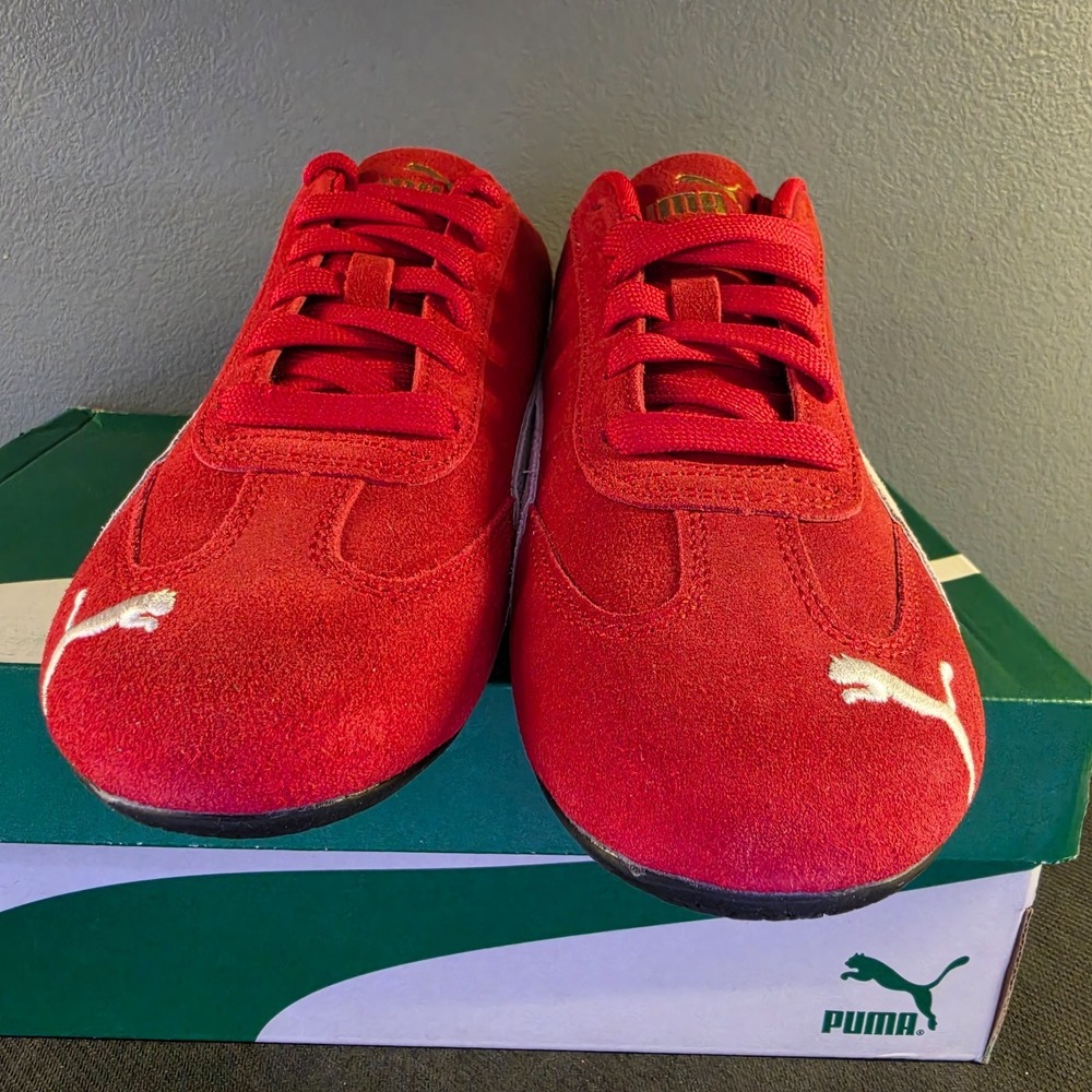 New Jr Size 6Y / UK 5 / EU 38 / Puma Speedcat Jr. Red White Woman 7.5 – 8 - Picture 3 of 10